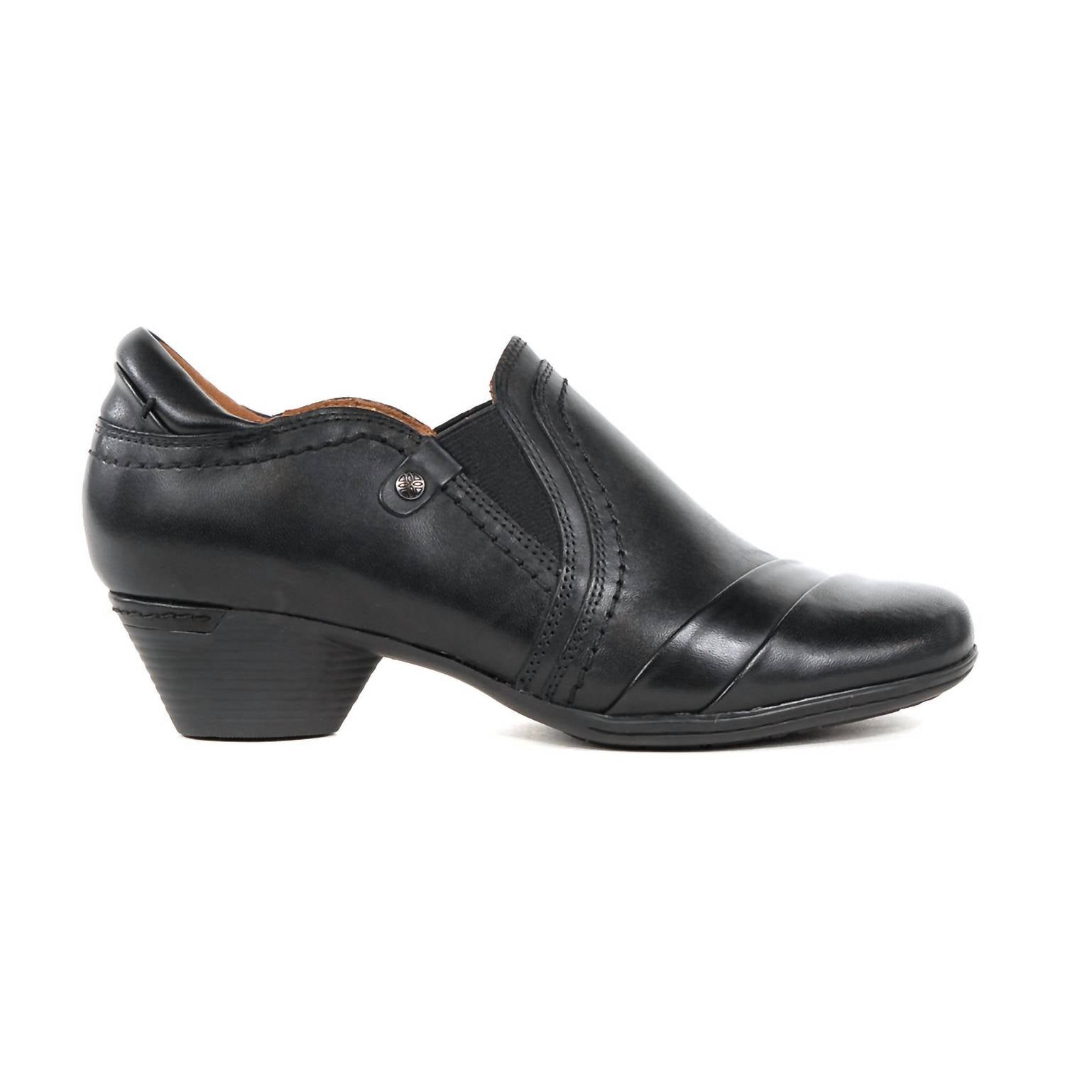 Cobb Hill Women's Laurel Slip On in black - women's heels