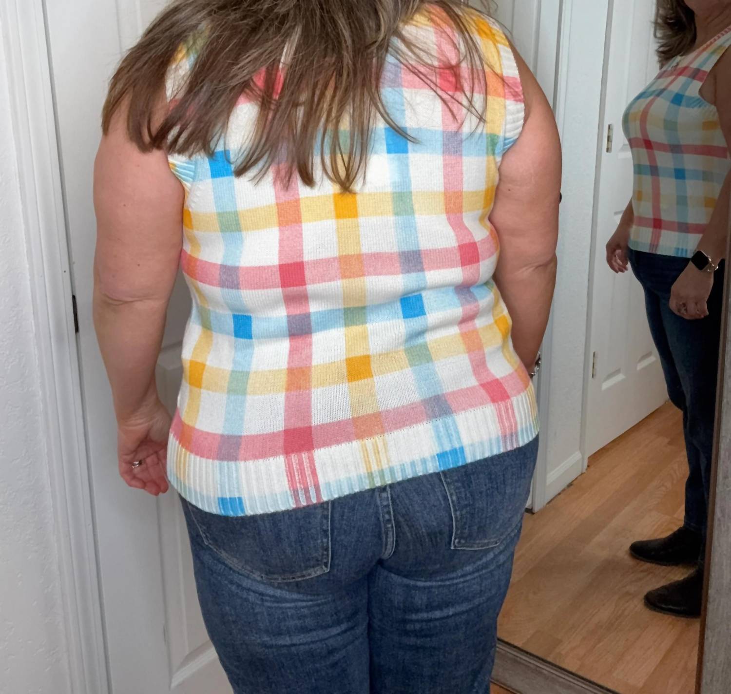 Anniewear - Judith Plaid Sleeveless Top