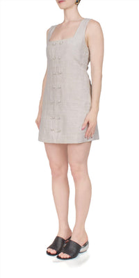 Ciao Lucia - Virginie Dress Oatmeal Linen