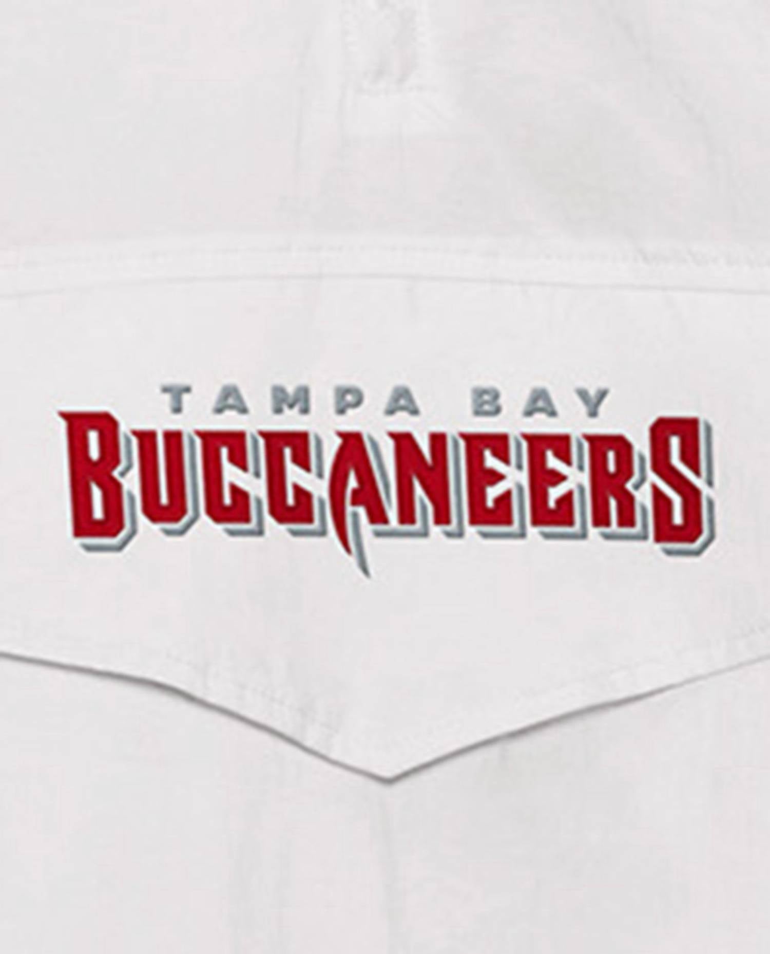 Starter - Men's Tampa Bay Buccaneers The Breakaway Nylon Half-zip Jacket