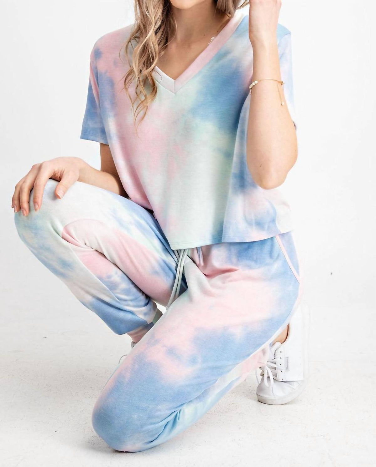 143 Story - Cotton Candy Tie Dye Jogger Pant