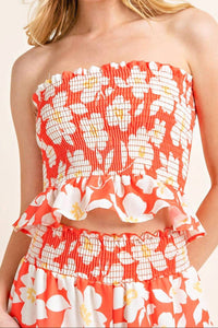 143 Story - Smocked Ruffle Top
