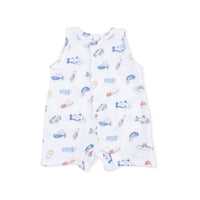 Angel Dear - Kids Fishing Lures Muslin Sleeveless Shortie Romper