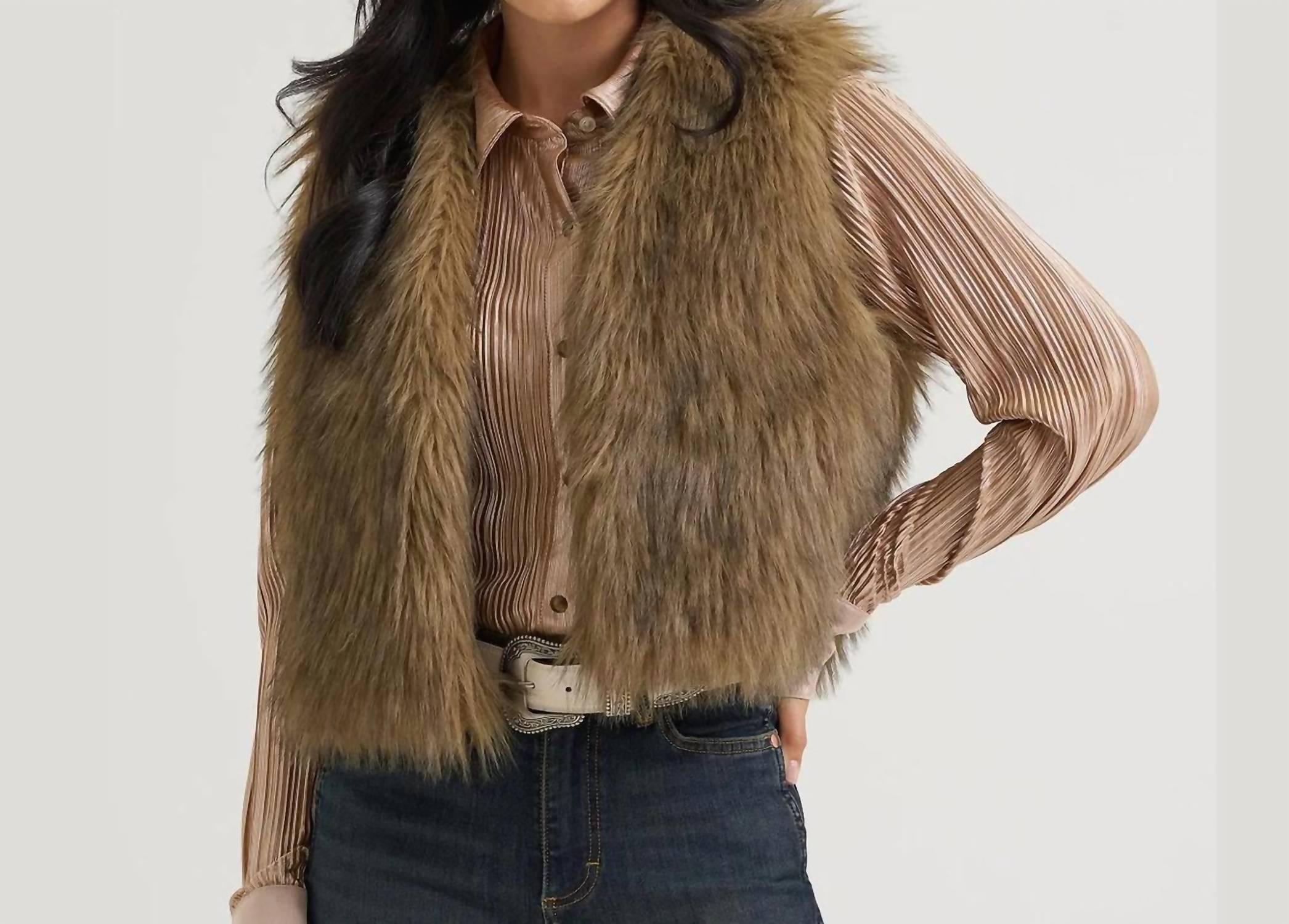 Wrangler - Faux Fur Vest