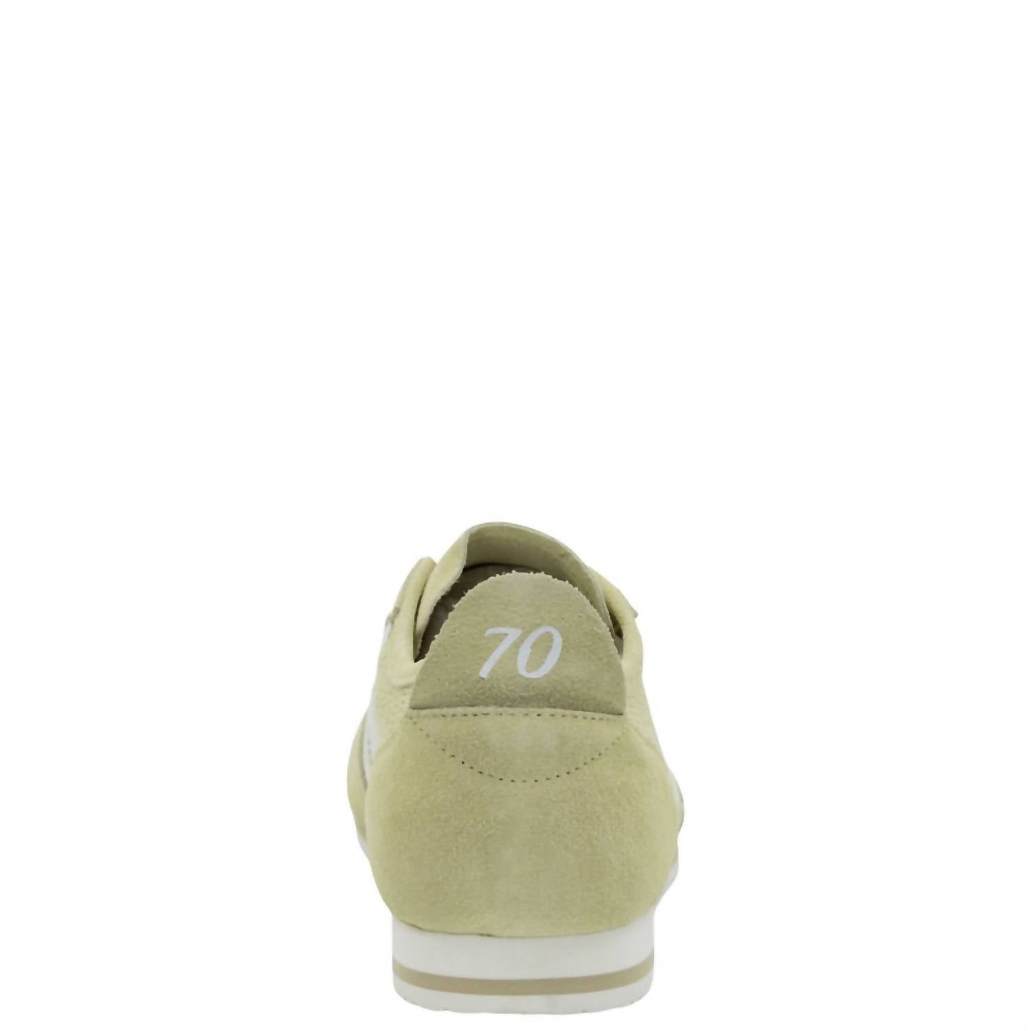 Back 70 Women's Leon Sneakers in light yellow - women's sneaker - alternate view