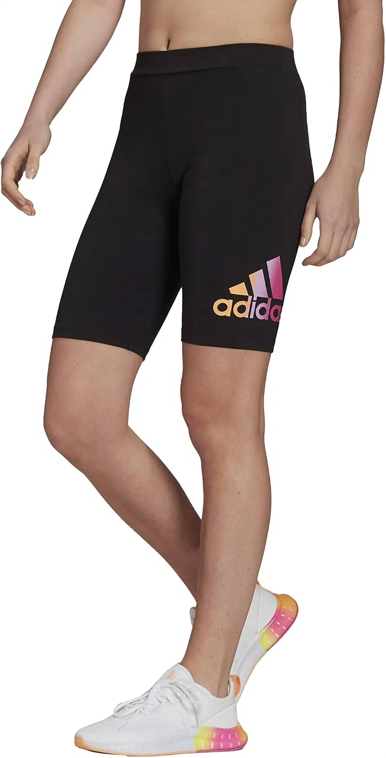 Adidas - Activewear Essentials Gradient-Logo Bike Shorts