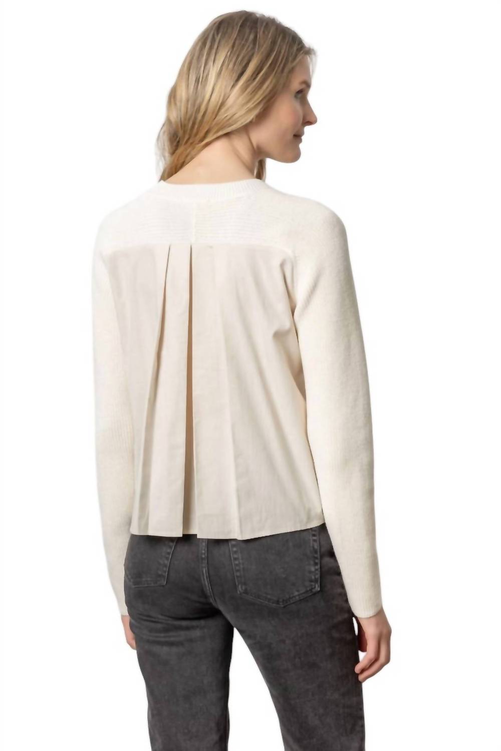 Lilla P - Mixed Media Raglan Sweater