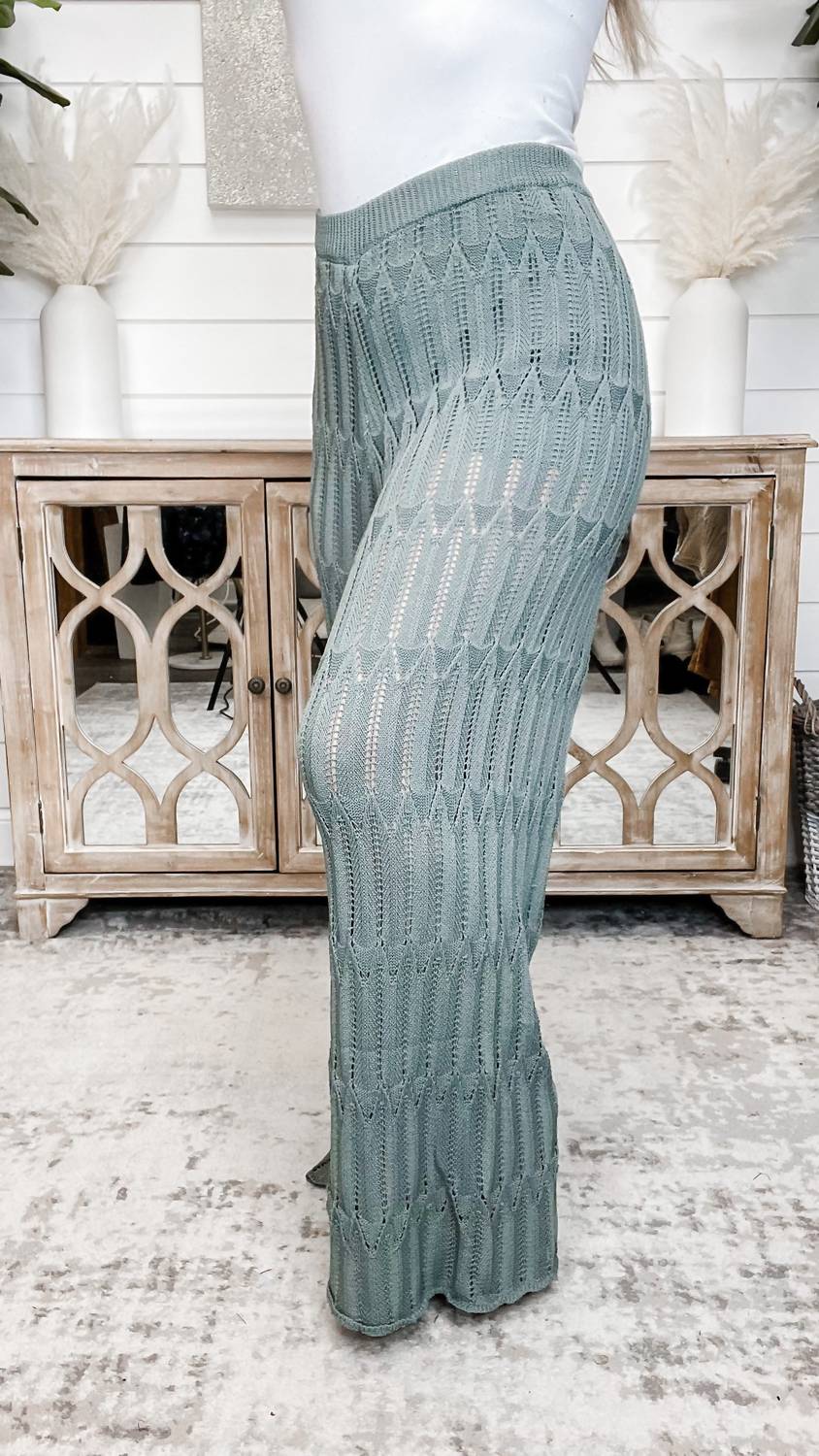 Wishlist - Taking A Stroll High-rise Crochet Pants