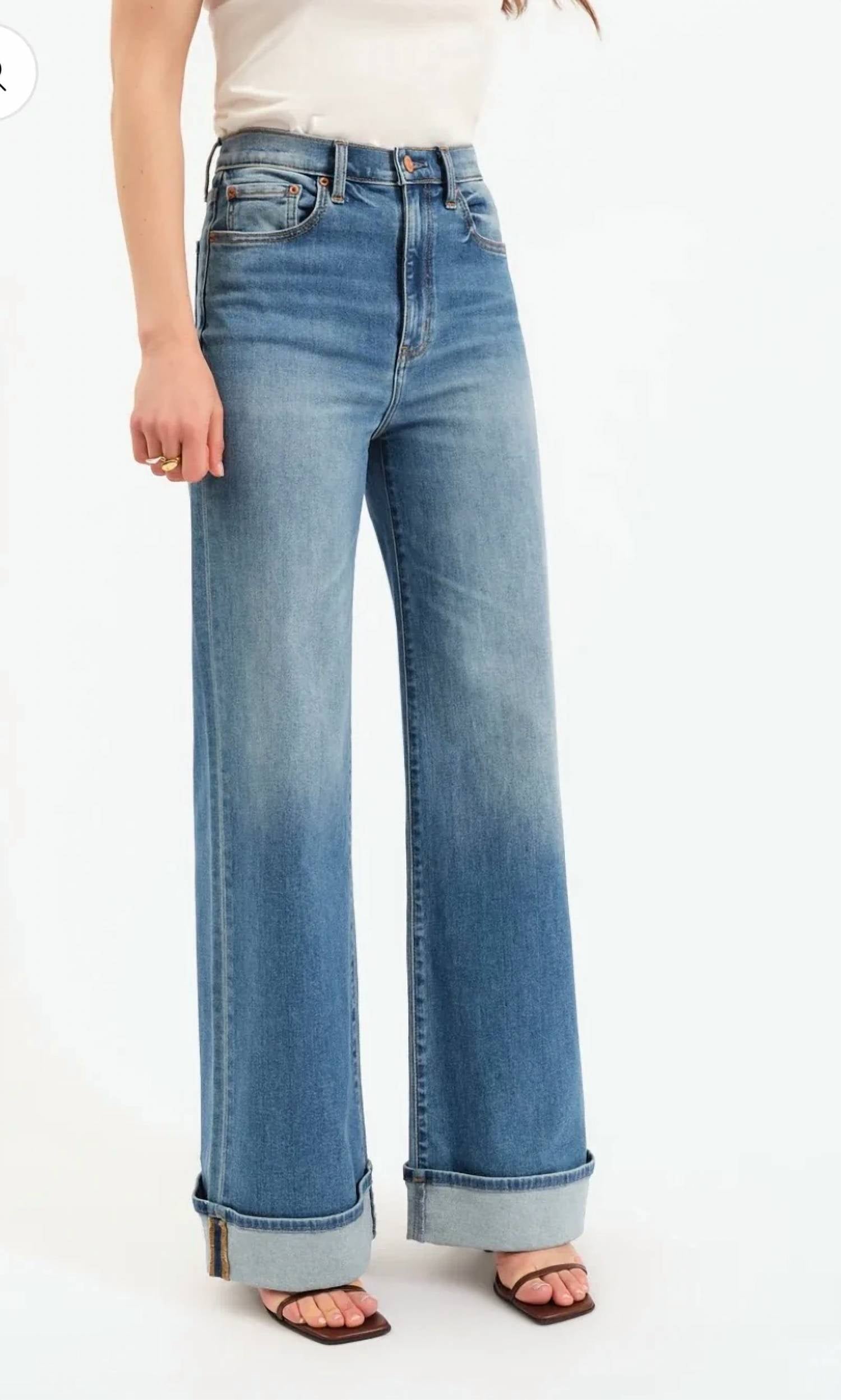 Daze - Far Out High Rise Wide Leg Jean