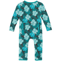 Kickee - Kids' Print Coverall with Snaps