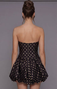 Jovani - Maddie Strapless Bubble Mini Dress