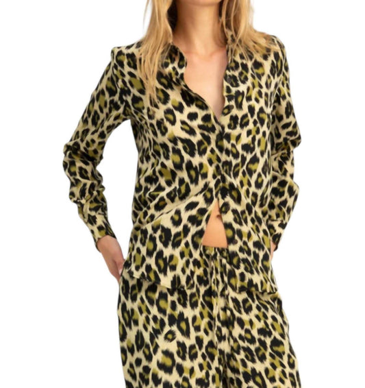 Sprwmn - Silk Fitted Button Down Top