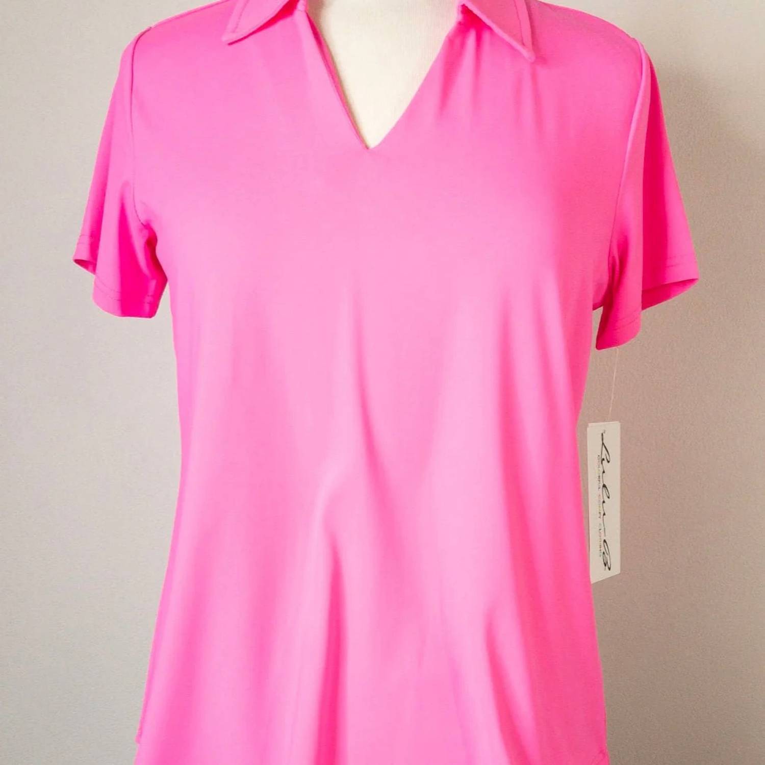 Lulu-B - Short Sleeve Collar Top