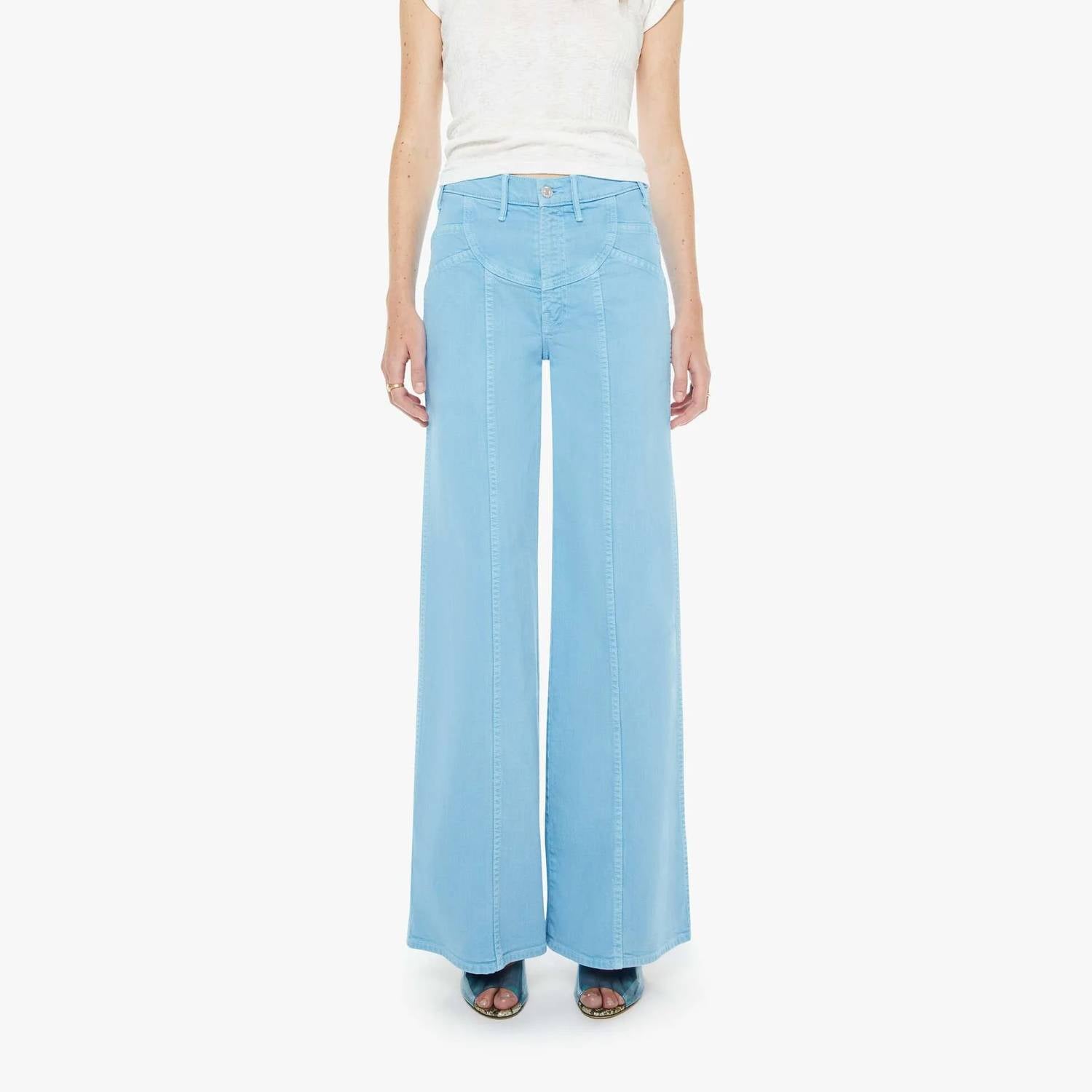 Mother - Sunny Hustler Roller Wide Leg Jeans