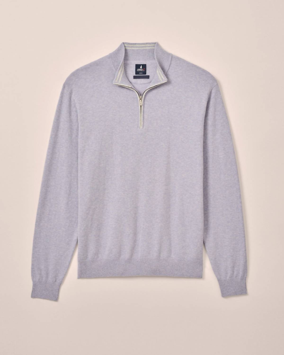 Johnnie-O - Desmond Plaited Cotton Blend 1/4 Zip Sweater