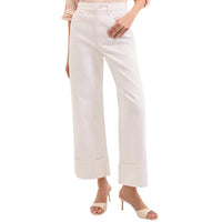 Veronica Beard - Taylor Cuffed Cropped Wide-leg Jeans
