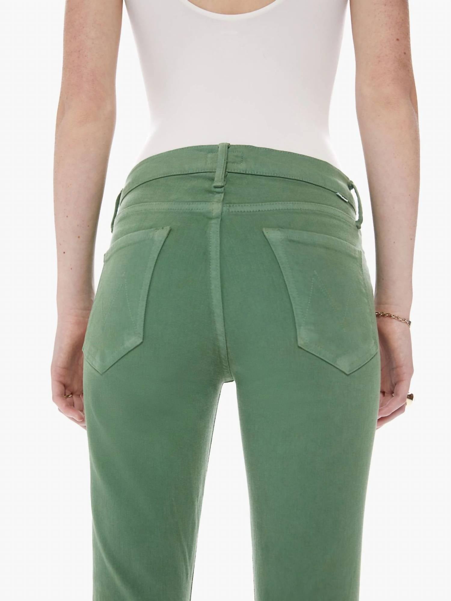 Mother - Mid Rise Dazzler Ankle Fray Denim