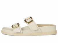 Dolce Vita Women's Soya Sandal in white - women's sandal - detail view