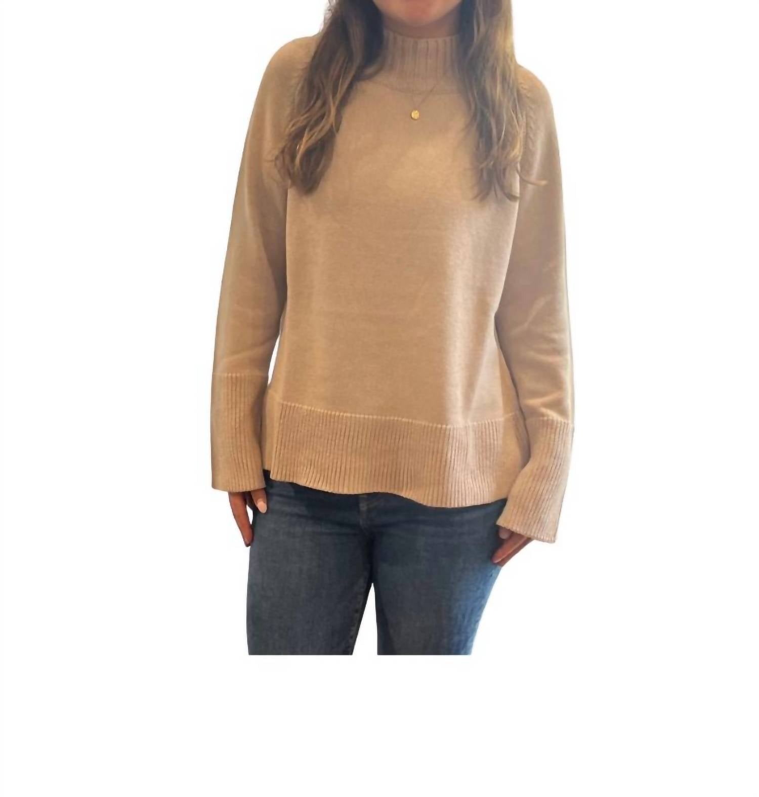 Kinross - Easy Rib Funnel Sweater