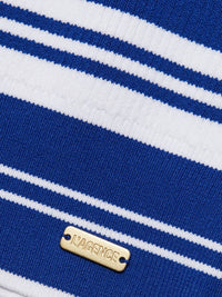 L'Agence - Yukio Striped Cropped Crewneck Top
