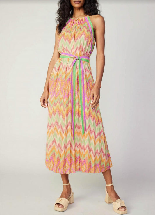 Current Air - Zig Zag Halter Dress