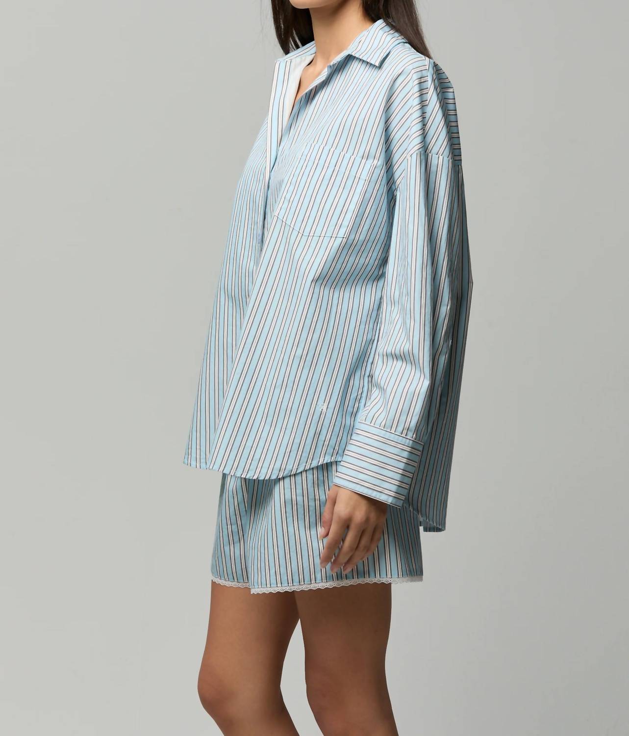 Asher - Luna Poplin Buttondown Shirt