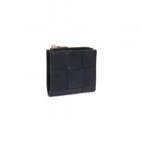 Urban Expressions - Women's Amelie Woven Vegan Leather Zip Folding Wallet
