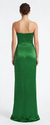 Amanda Uprichard - Strapless Silk Maxi Gown