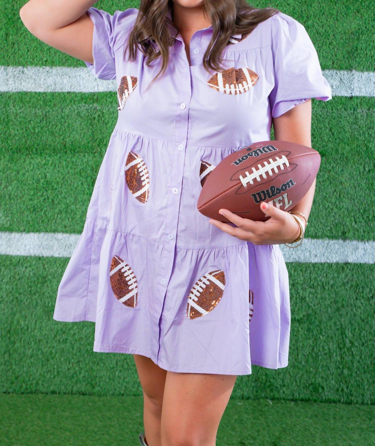 Lula The Label - Sequin Football Dress