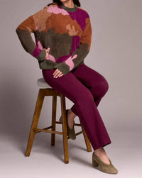 Tribal - Fenna Fuzzy Intarsia Sweater