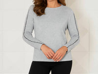 French Kyss - Braided Sleeve Tunic Top