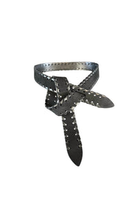 ISABEL MARANT Women's Lecce Belt in black - women's accessory - detail view