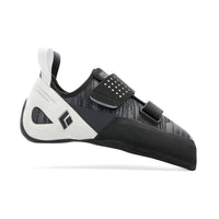 Black Diamond Men's Zone Climbing Shoes in black rock - men's sneaker - detail view