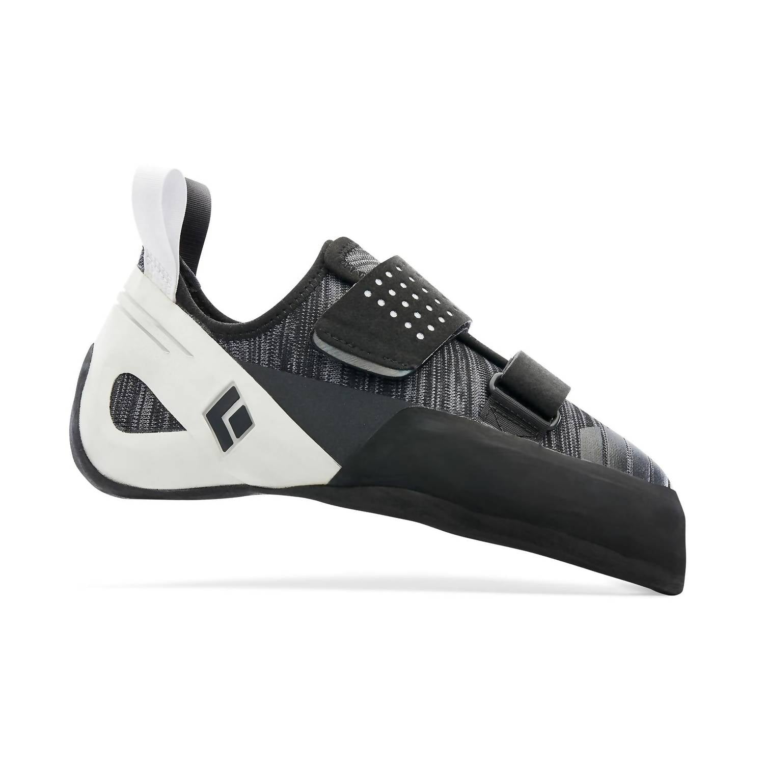 Black Diamond Men's Zone Climbing Shoes in black rock - men's sneaker - detail view