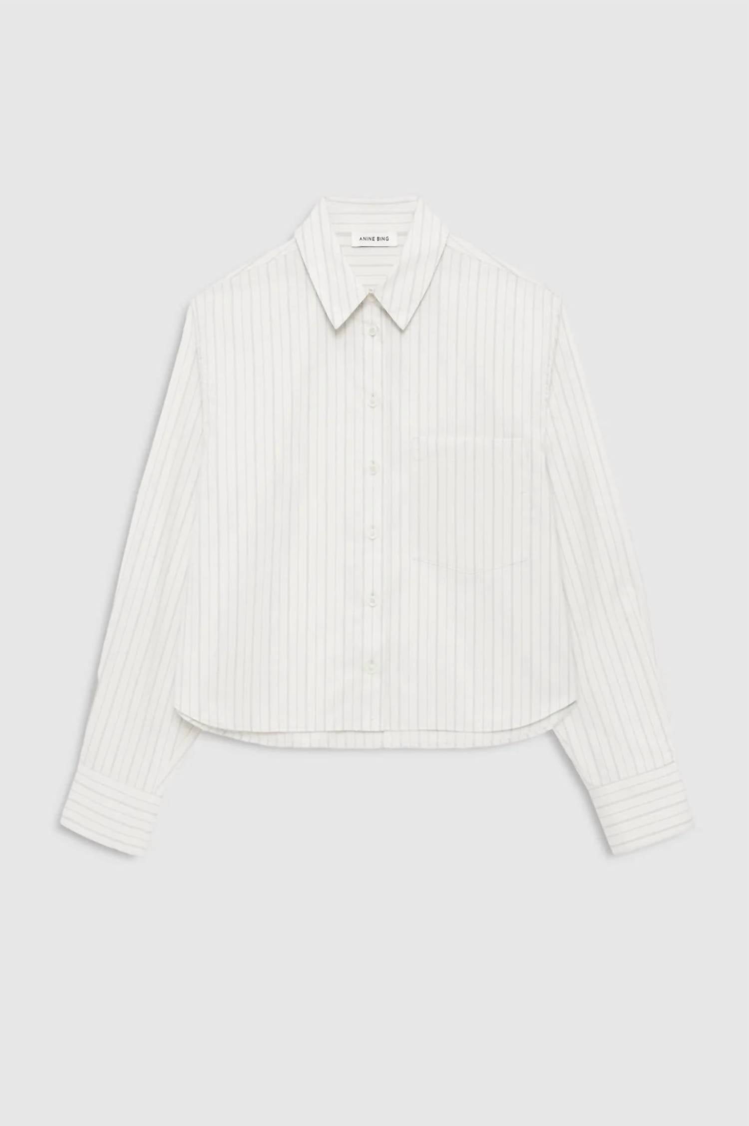 Anine Bing - Women's Essie Cropped Shirt