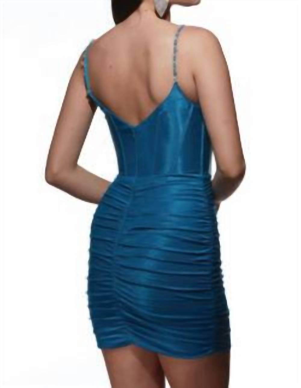 Alyce Paris - AEmbellished Corset Short Dress