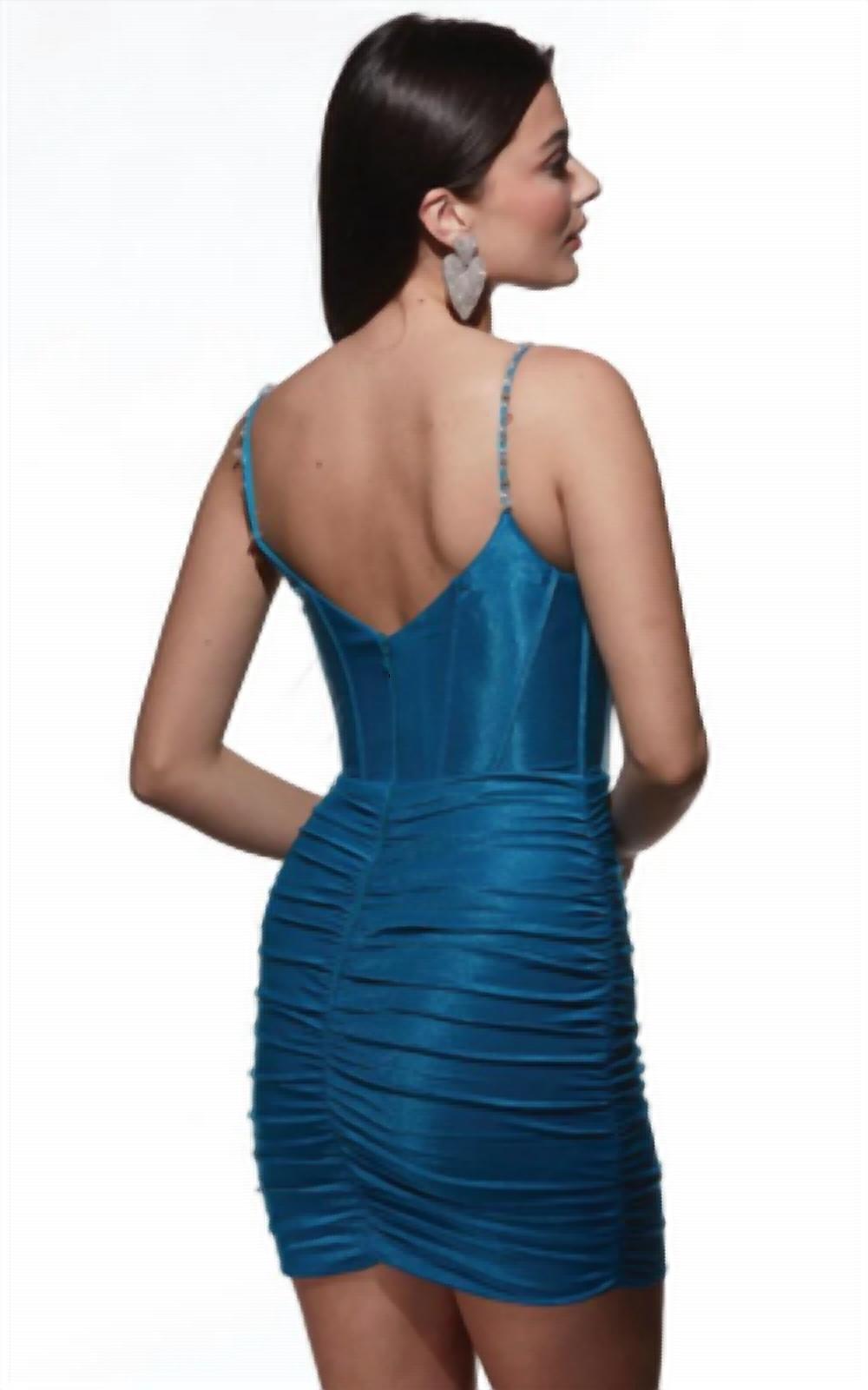 Alyce Paris - AEmbellished Corset Short Dress
