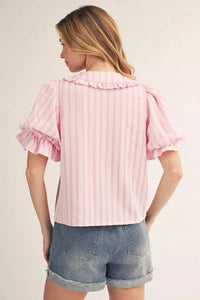 Jodifl - Short Puff Sleeve Top