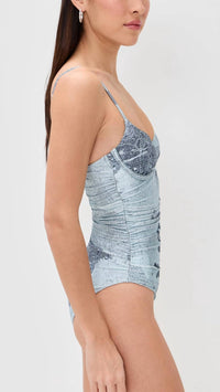 Simkhai - \laine Ruched One Piece Swimsuit