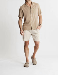 Jachs New York - Linen Suffolk Short Sleeve Camp Shirt