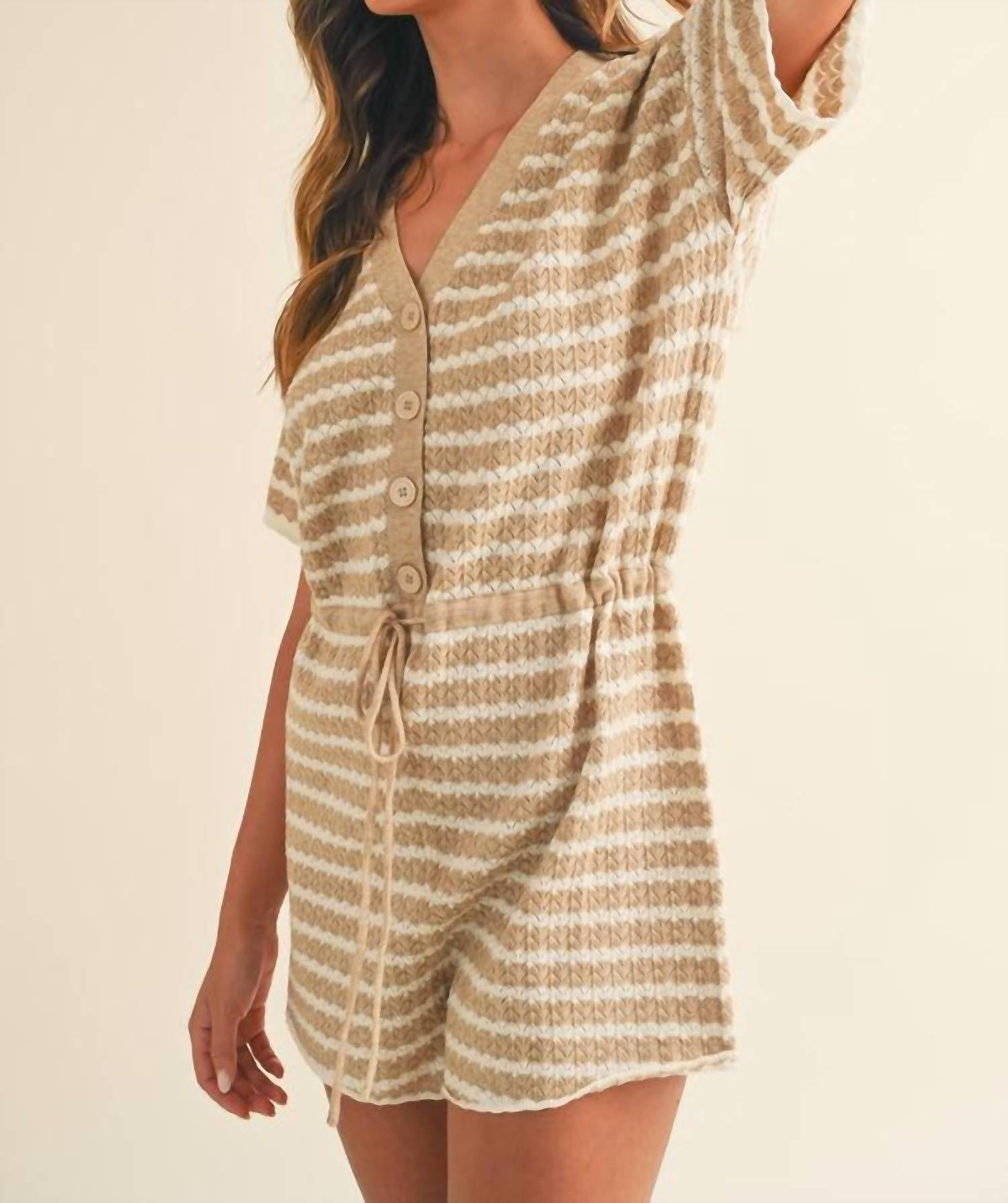 Mable - Women's Crocheted Romper