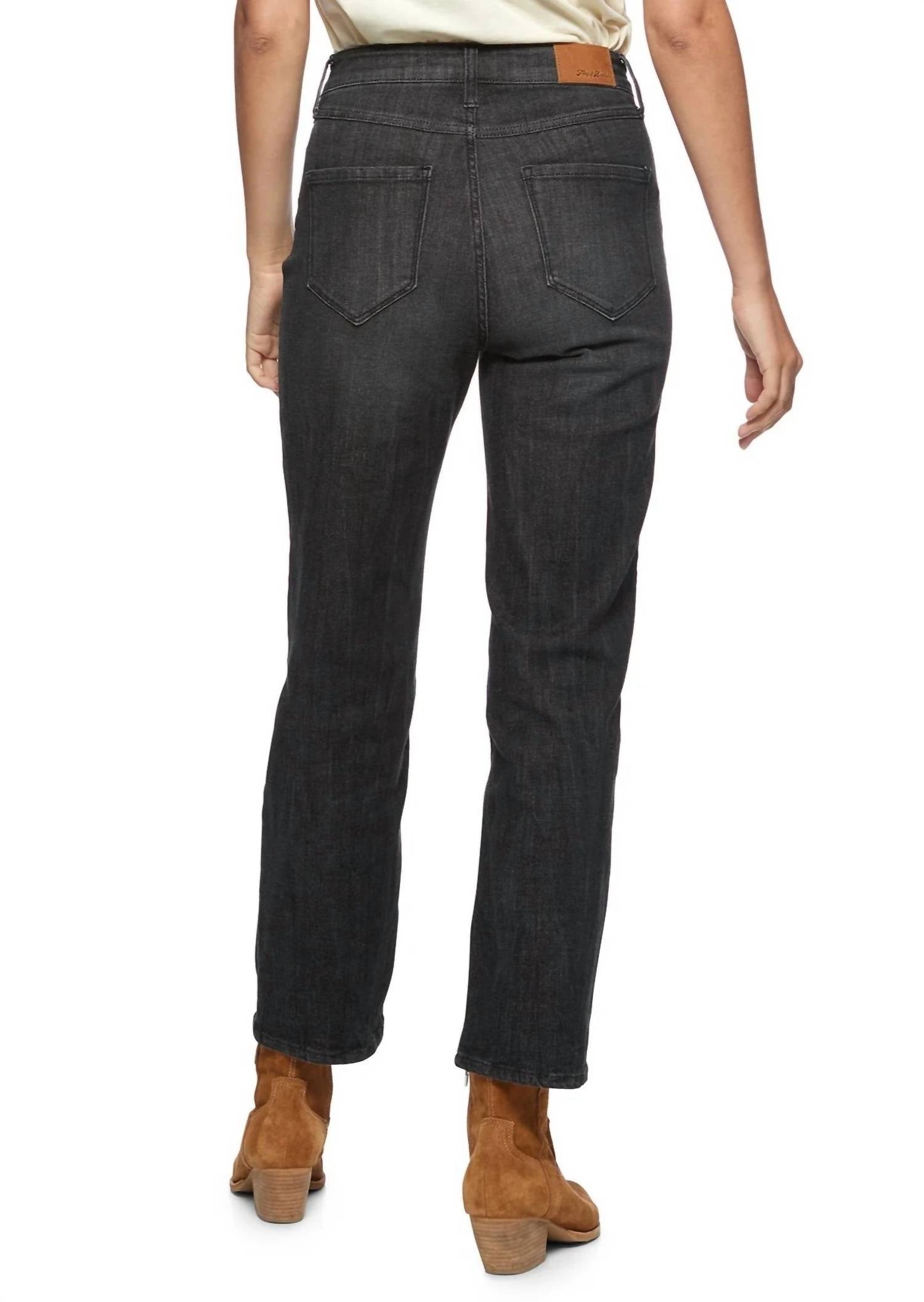 Flags & Anthem - Joplin High Rise Straight Leg Jeans