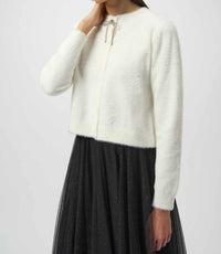 Joseph Ribkoff - Rhinestone Bow Cardigan