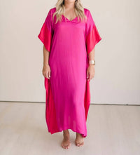 Heidi Houston The Caftan Dress in raspberry - women's dress