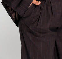 Norr Kandria Wide Leg Pants in brown - women's pants - view 4