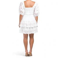 Sail To Sable - Puff Sleeve Smocked Dress