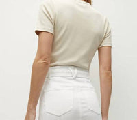 Veronica Beard - Ribbed Short Sleeve Tee