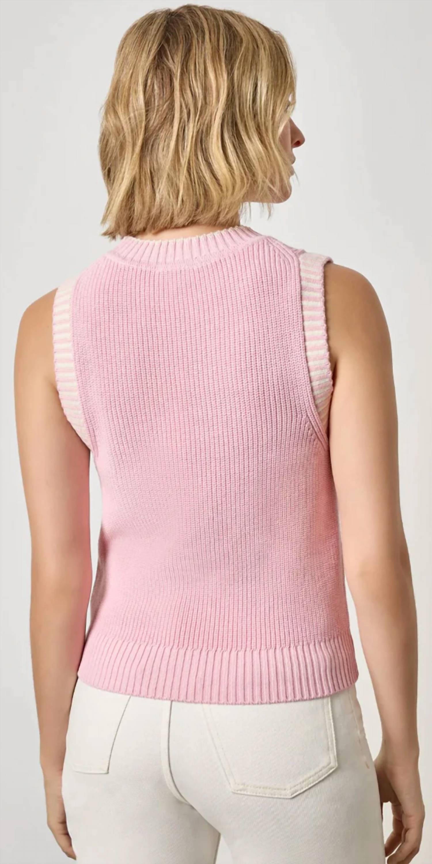 Lilla P - Sleeveless Crewneck Sweater