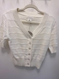 Apricot - Women's Stripe Cardigan
