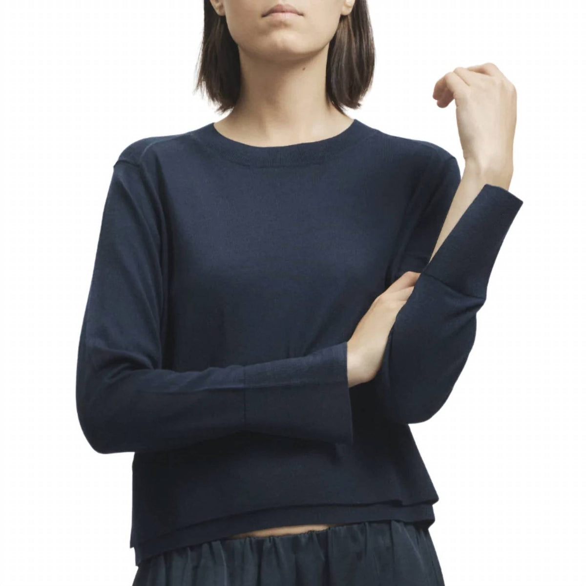Saint Art - Elodie Layered Crewneck Knit Sweater